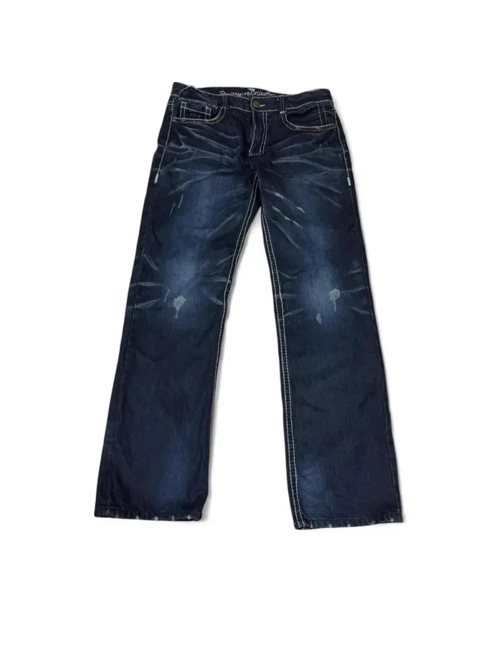Progressive collection EXR denim jeans with signature design - Picture 5 of 8